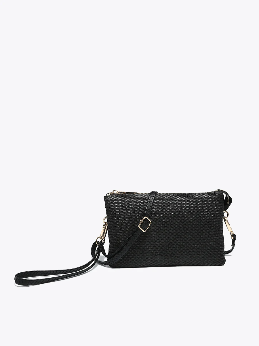 Riley Vegan Micro Straw Crossbody - Image 8