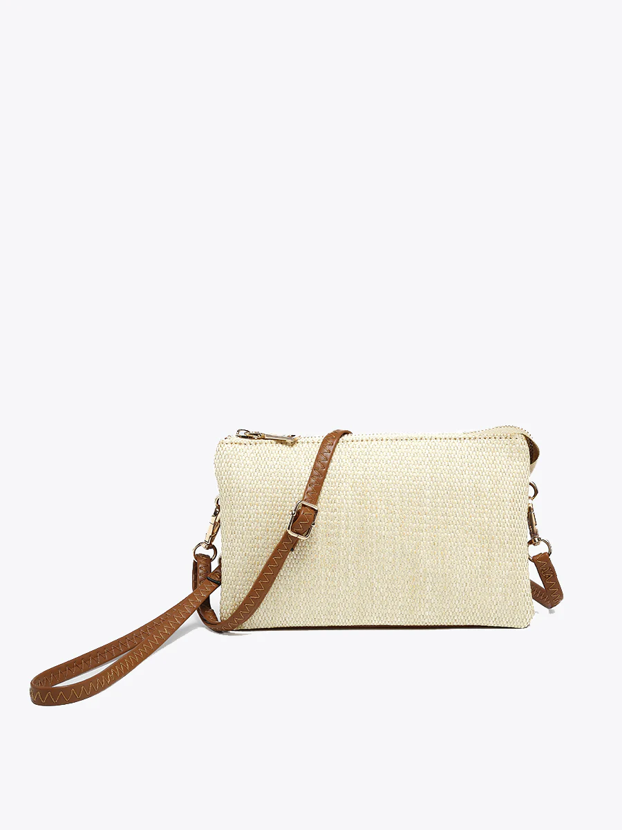 Riley Vegan Micro Straw Crossbody - Image 9