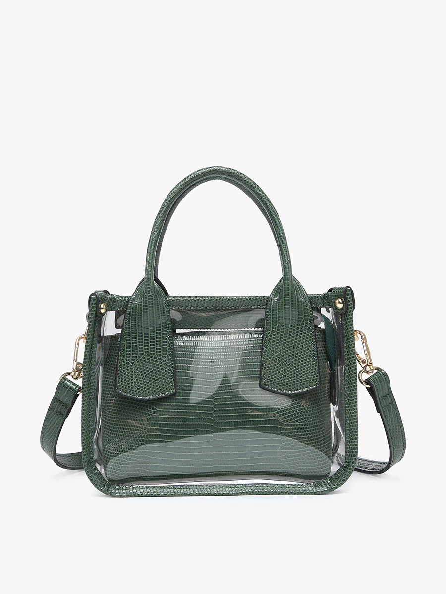 Stacey Vegan Clear Satchel - Image 12