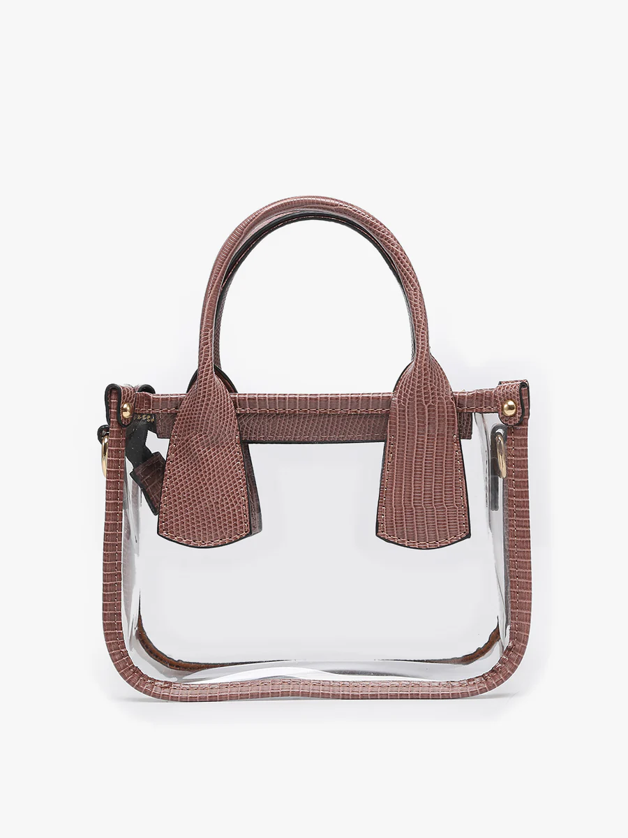 Stacey Vegan Clear Satchel - Image 3
