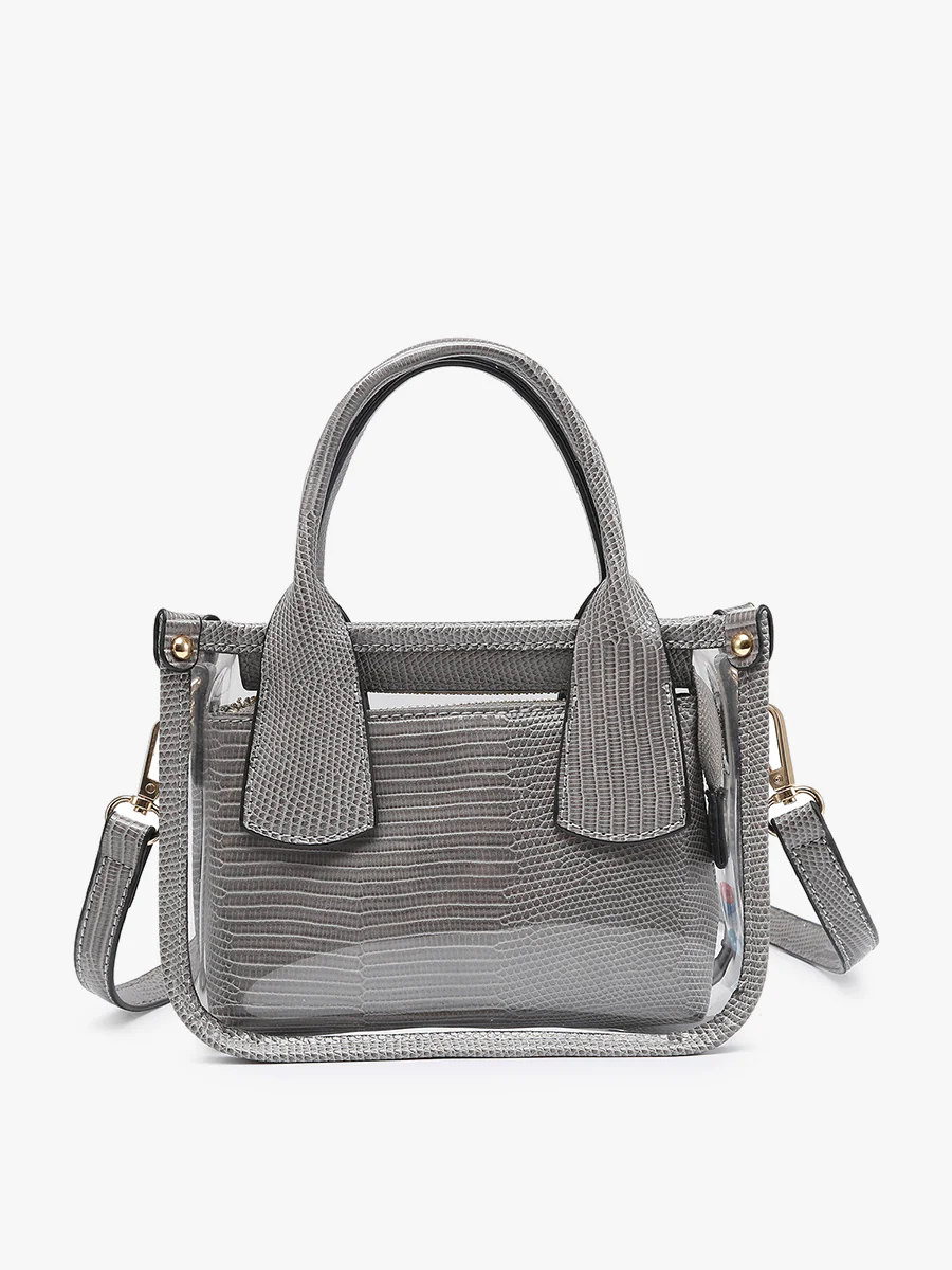 Stacey Vegan Clear Satchel - Image 6