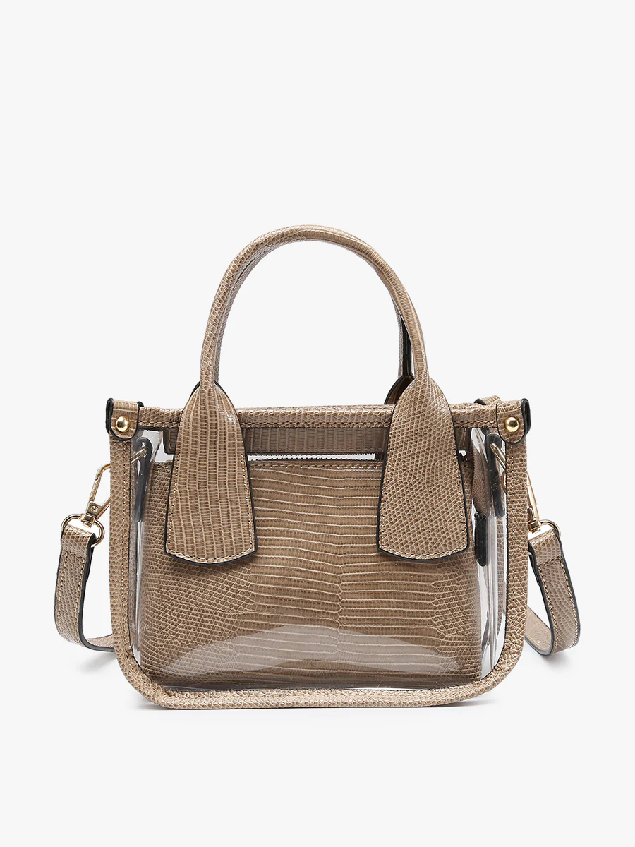 Stacey Vegan Clear Satchel - Image 7
