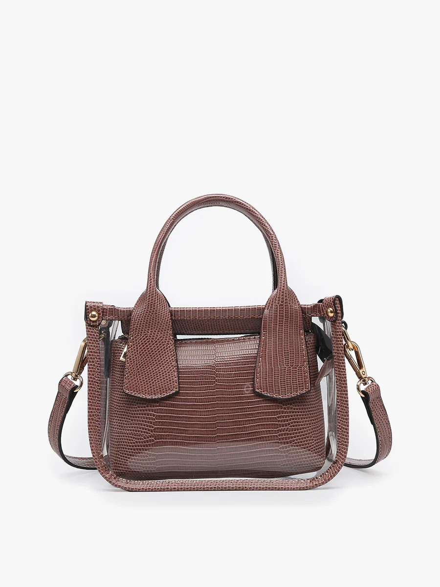 Stacey Vegan Clear Satchel - Image 8