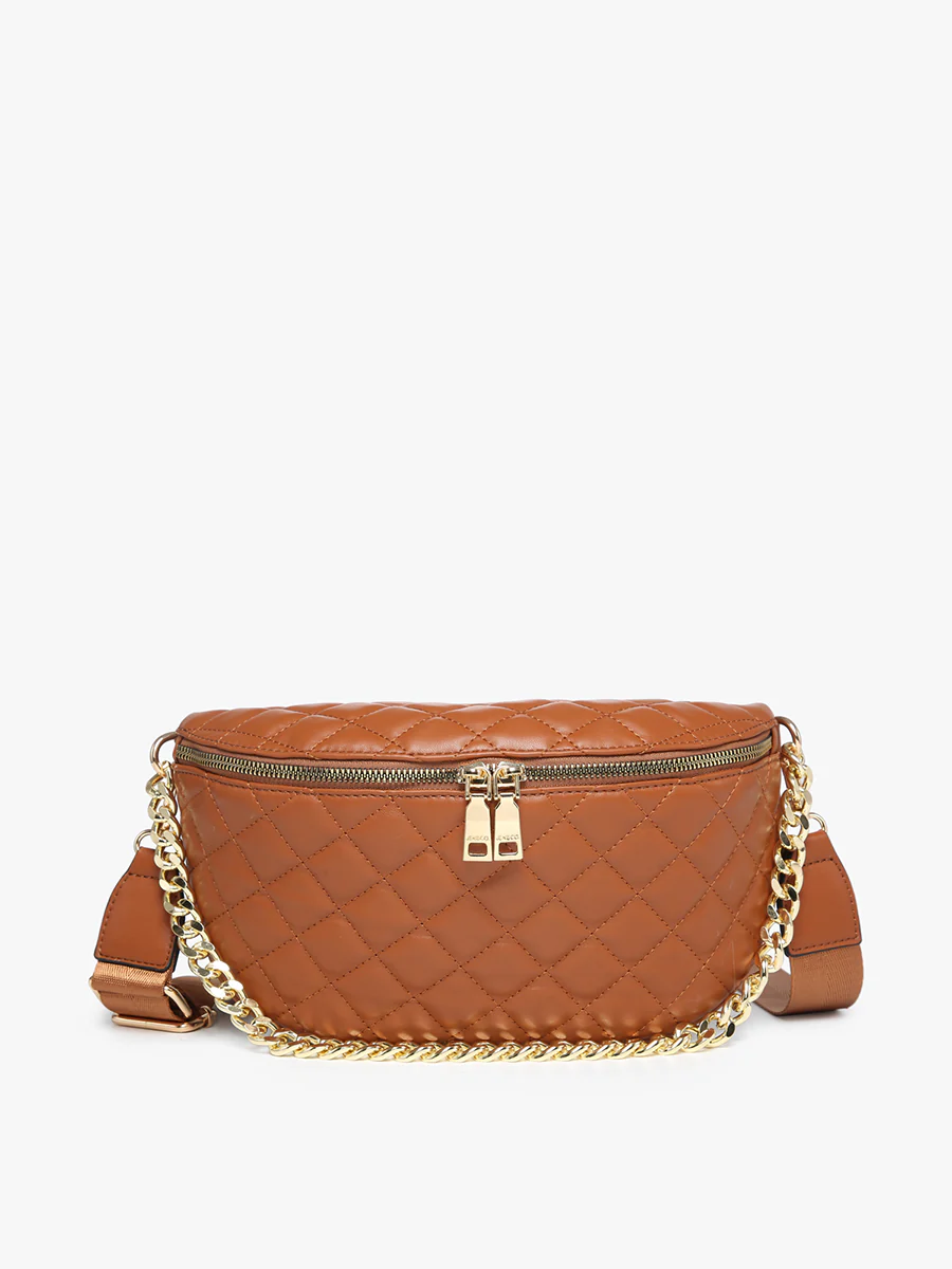 Sylvie Vegan Quilted Belt Bag - Image 6