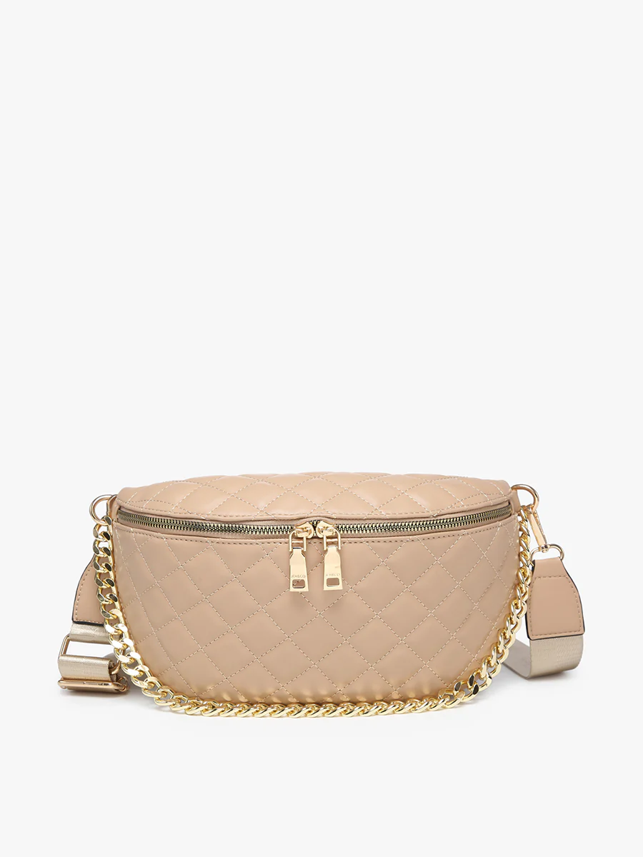 Sylvie Vegan Quilted Belt Bag - Image 7