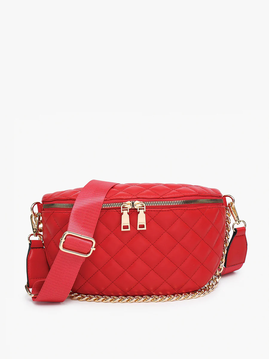 Sylvie Vegan Quilted Belt Bag - Image 8