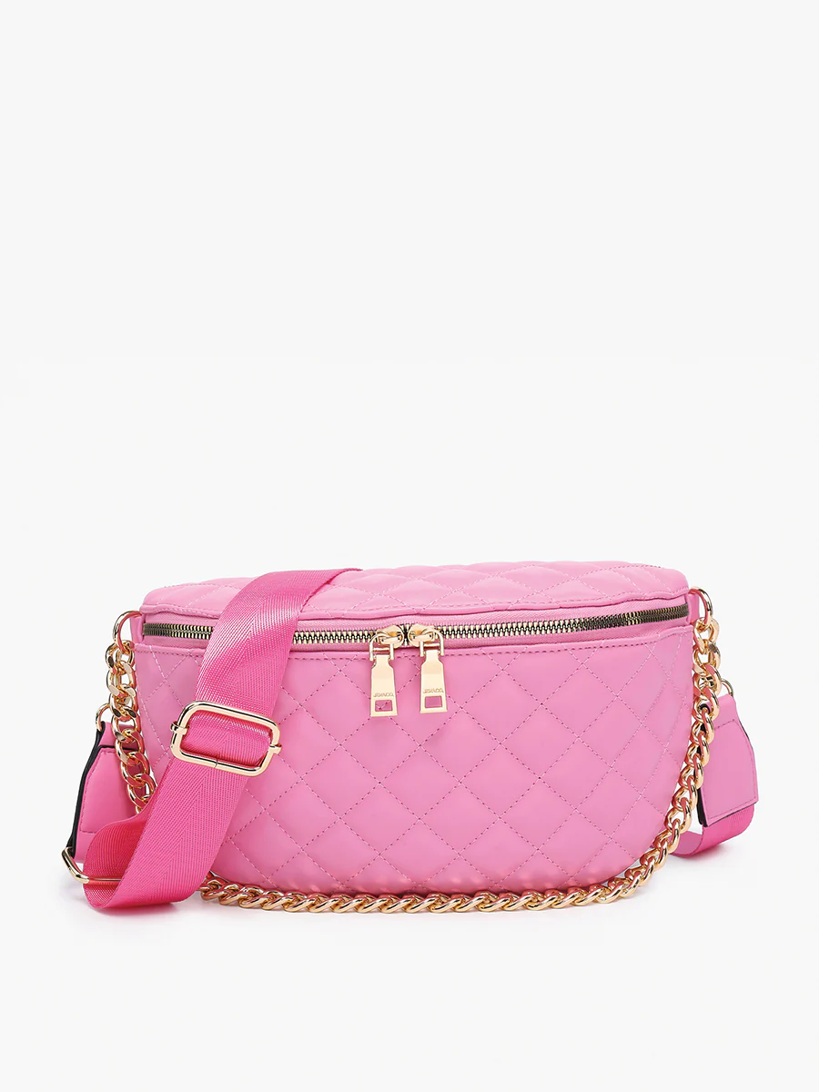 Sylvie Vegan Quilted Belt Bag - Image 9