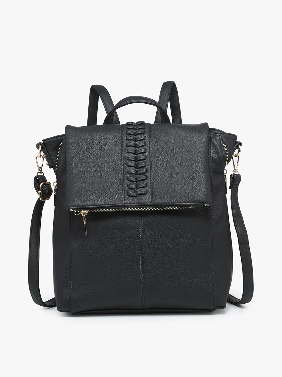 Vivian Vegan Distressed Backpack - Image 6