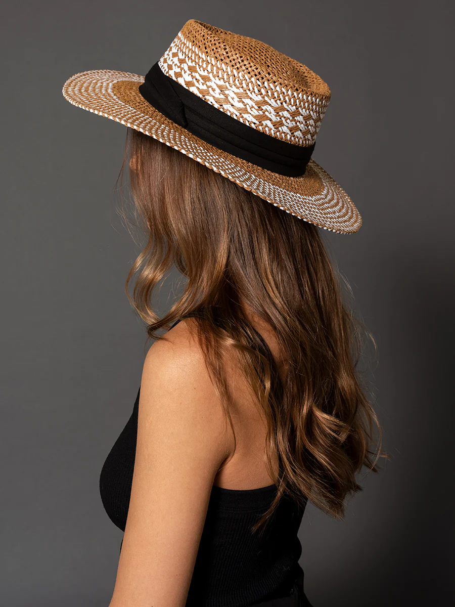 Zia Patterned Panama Hat - Image 3